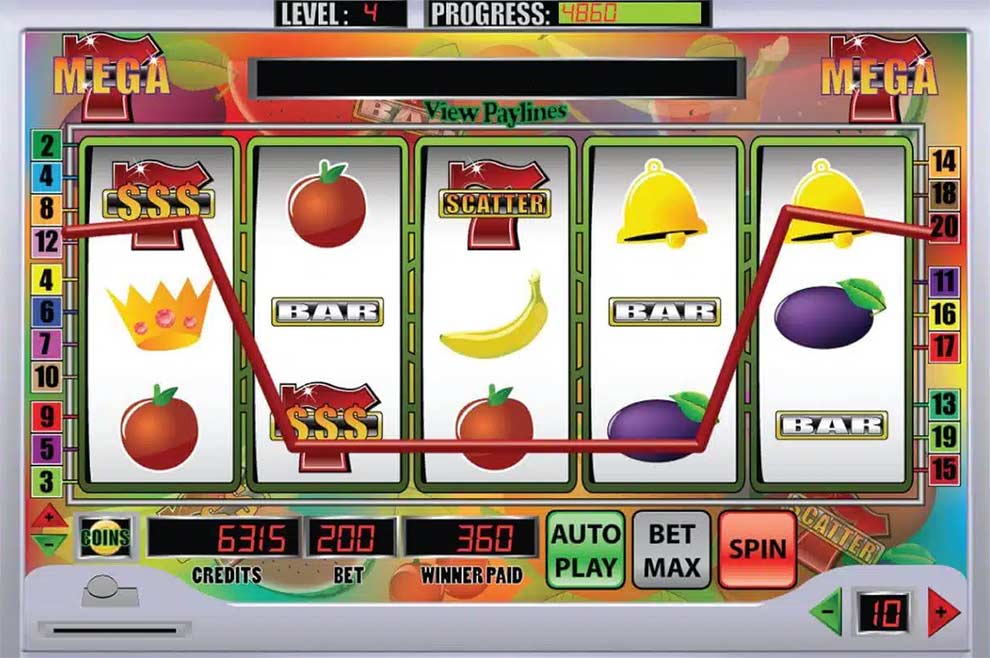 paylines delle slot machine